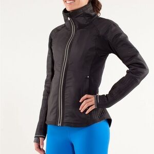 Lululemon Run: Bundle Up Jacket - Size 6 - Black (No removable lining/hood)
